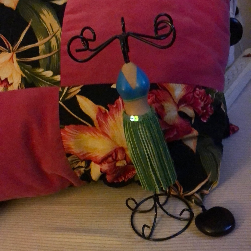 Vintage Hula Girl Jewelry Stand